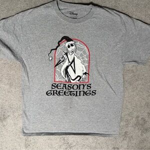 Disney Season’s Greetings Gray Jack Skellington T-Shirt